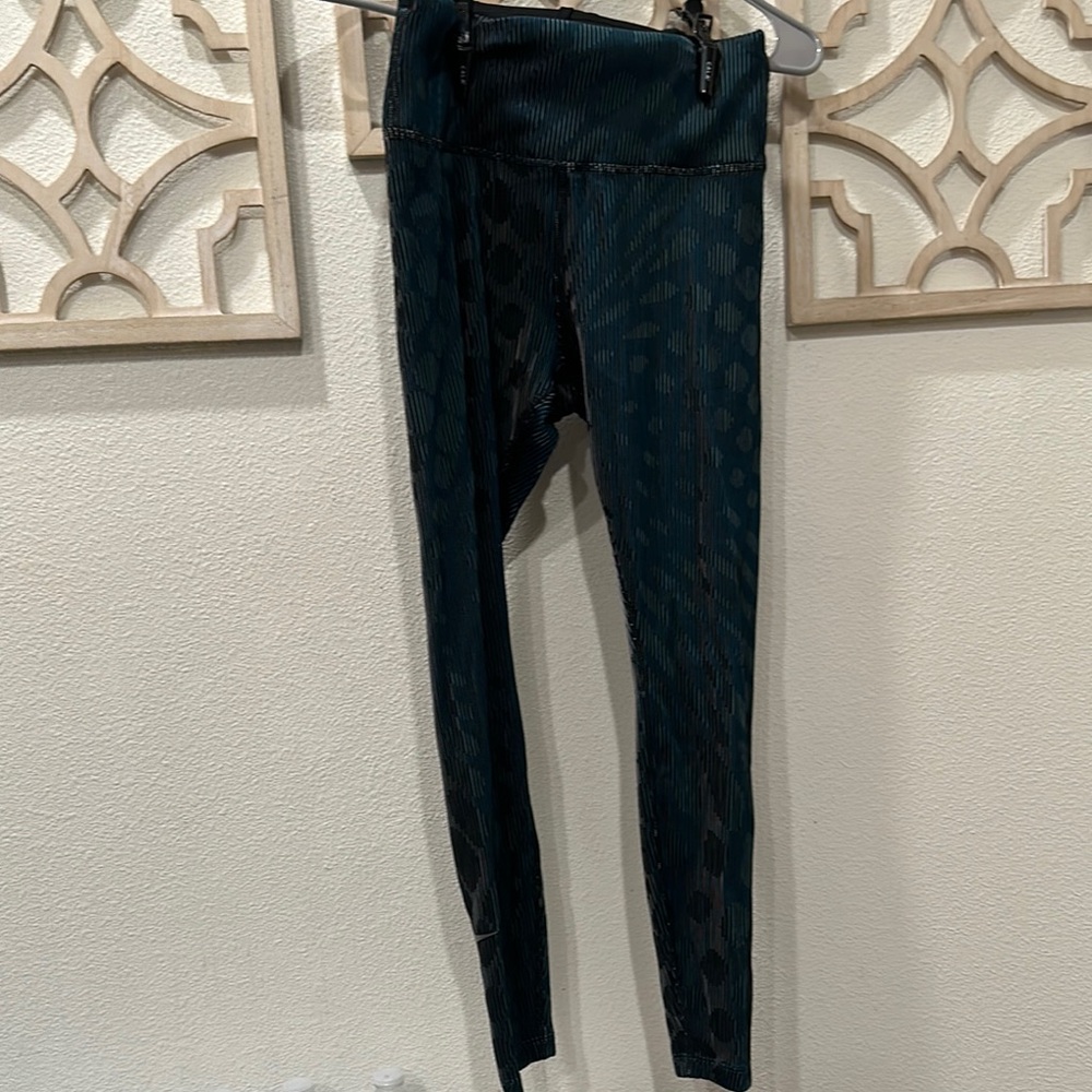 Nike Black Patterned Leggings
